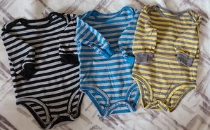 * BOGO free* Carter's Striped Onesies